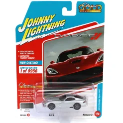 1/64 Johnny Lightning Classic Gold 2022 Release 3B - 2014 Dodge Viper SRT, Billet Silver