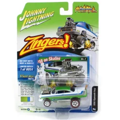 1/64 Johnny Lightning Street Freaks 2022 Release 2B - 1958 Plymouth Fury, Zingers