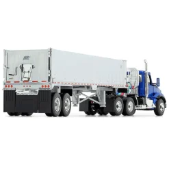 1/50 Kenworth T880, Blue, with East Genesis End Dump Trailer by First Gear
