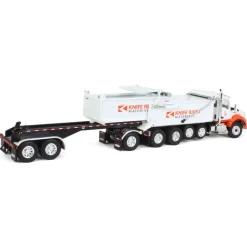 1/64 Kenworth T880 Dump w/ Dolly & Rogue Tandem Dump Trailer, Knife River, 2021 Natl Toy Truck 'N Construction