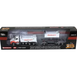 1/64 Kenworth T880 Dump w/ Dolly & Rogue Tandem Dump Trailer, Knife River, 2021 Natl Toy Truck 'N Construction