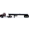 1/64 Kenworth T800 with Tandem Axle Propane Tanker, Burgundy & Black, DCP by First Gear