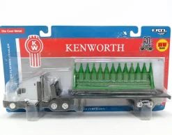 1/64 Kenworth Tractor Trailer with 12 Row Corn Head Load, ERTL 60th Anniversary