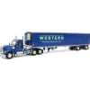 1/64 Kenworth W990 Day Cab with 53ft Utility Reefer Trailer, Western Distributing, DCP by First Gear