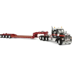 1/64 Kenworth W990 with Tri-axle Fontaine Magnitude Lowboy Trailer, Mammoet, DCP by First Gear