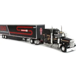 1/64 Kenworth W900L & 53' Utility Trailer w/ Skirts, Kenworth 100th Anniversary, DCP by First Gear