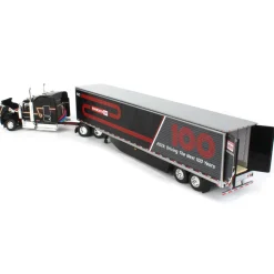 1/64 Kenworth W900L & 53' Utility Trailer w/ Skirts, Kenworth 100th Anniversary, DCP by First Gear
