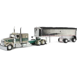 1/64 Kenworth W900L with MAC Dump Trailer, D&D Hauling & Excavating, DCP by First Gear