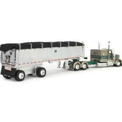 1/64 Kenworth W900L with MAC Dump Trailer, D&D Hauling & Excavating, DCP by First Gear