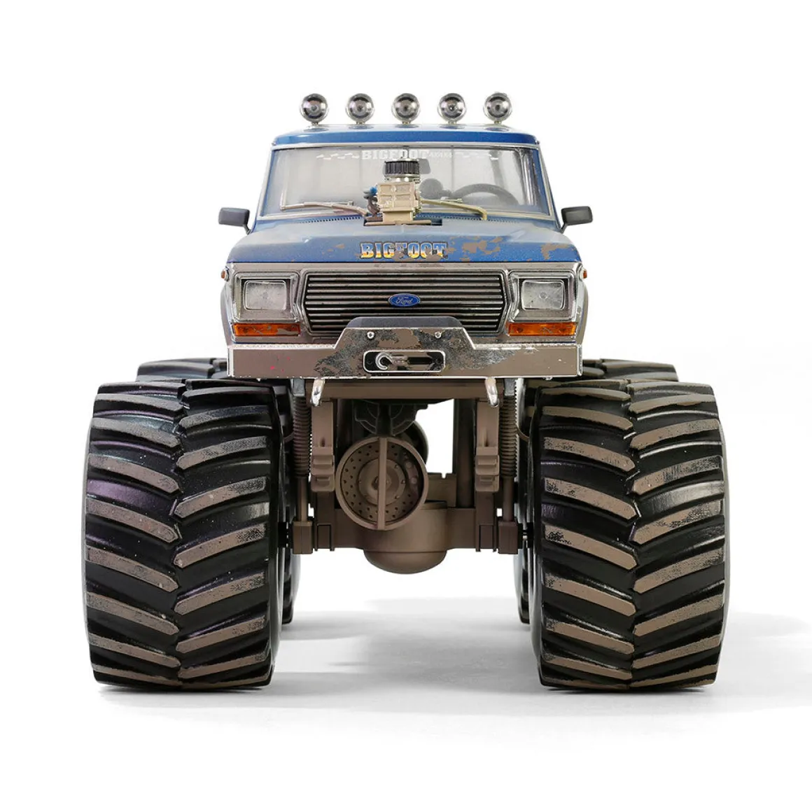 1/18 Kings of Crunch Bigfoot #1, 1974 Ford F-250 Monster Truck with 66-Inch Tires, Dirty Version