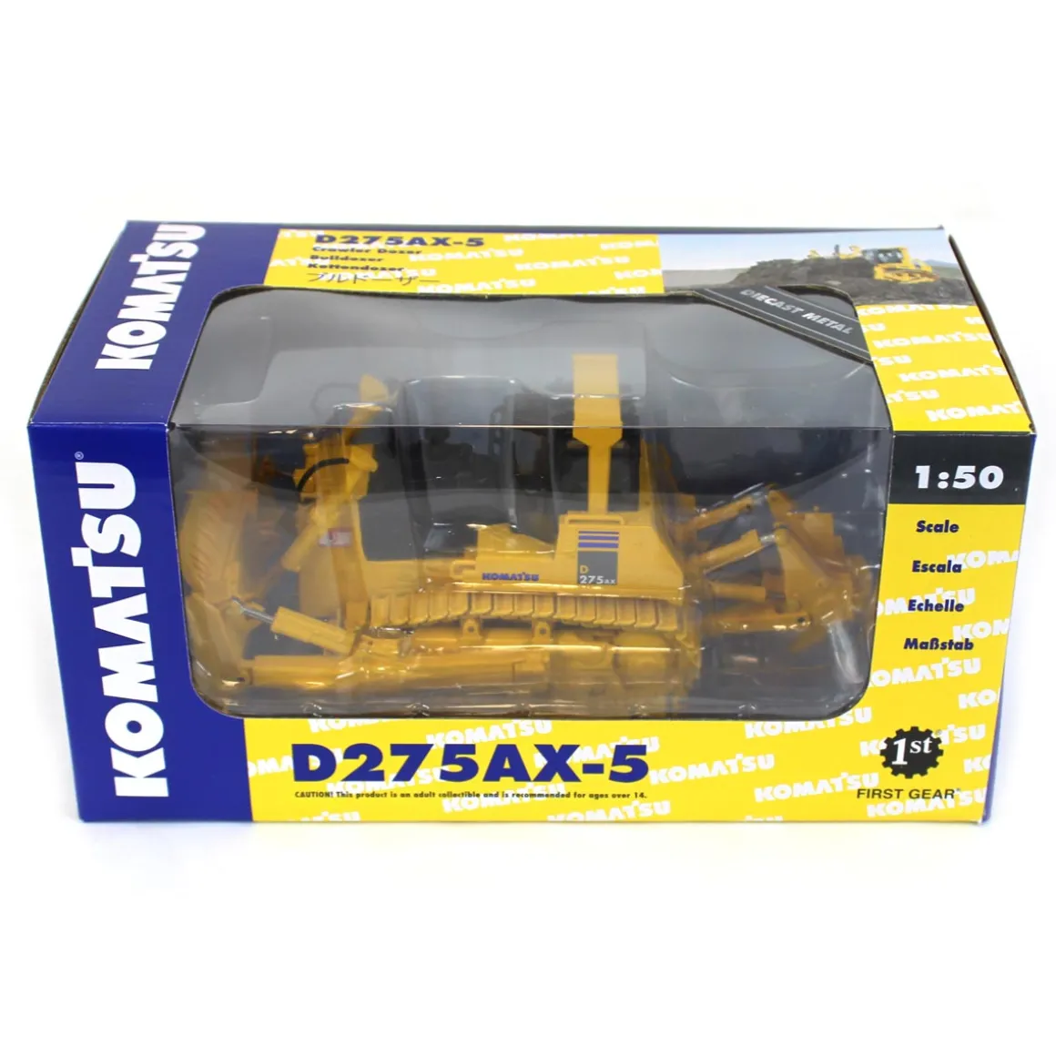 1/50 Komatsu D275AX-5 Sigmadozer with Ripper