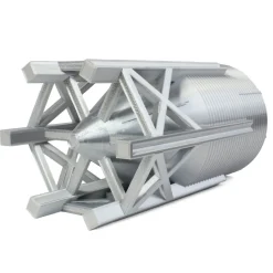 1/16 Large Stack Feed Hopper Bin, 3D Printed