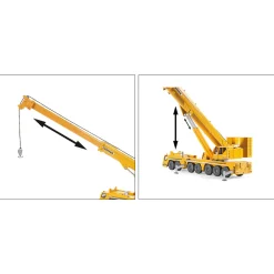 1/87 Liebherr Mobile Crane with Telescoping & Pivoting Crane Arm
