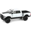 1/64 Lifted 2017 Dodge Ram 2500 Power Wagon Pickup Truck, White, Collaboration Exclusive