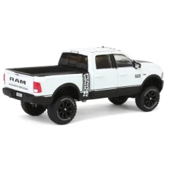 1/64 Lifted 2017 Dodge Ram 2500 Power Wagon Pickup Truck, White, Collaboration Exclusive