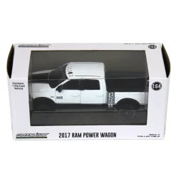 1/64 Lifted 2017 Dodge Ram 2500 Power Wagon Pickup Truck, White, Collaboration Exclusive