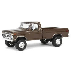 1/64 Lifted 1977 Ford F-250, Rootbeer, Midwest Diecast Exclusive