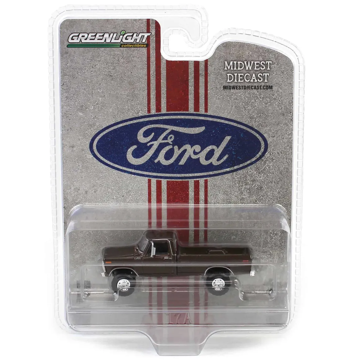 1/64 Lifted 1977 Ford F-250, Rootbeer, Midwest Diecast Exclusive