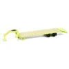 1/64 Lime Green Gooseneck Trailer with Red & White Conspicuity Stripes, Hobby Exclusive