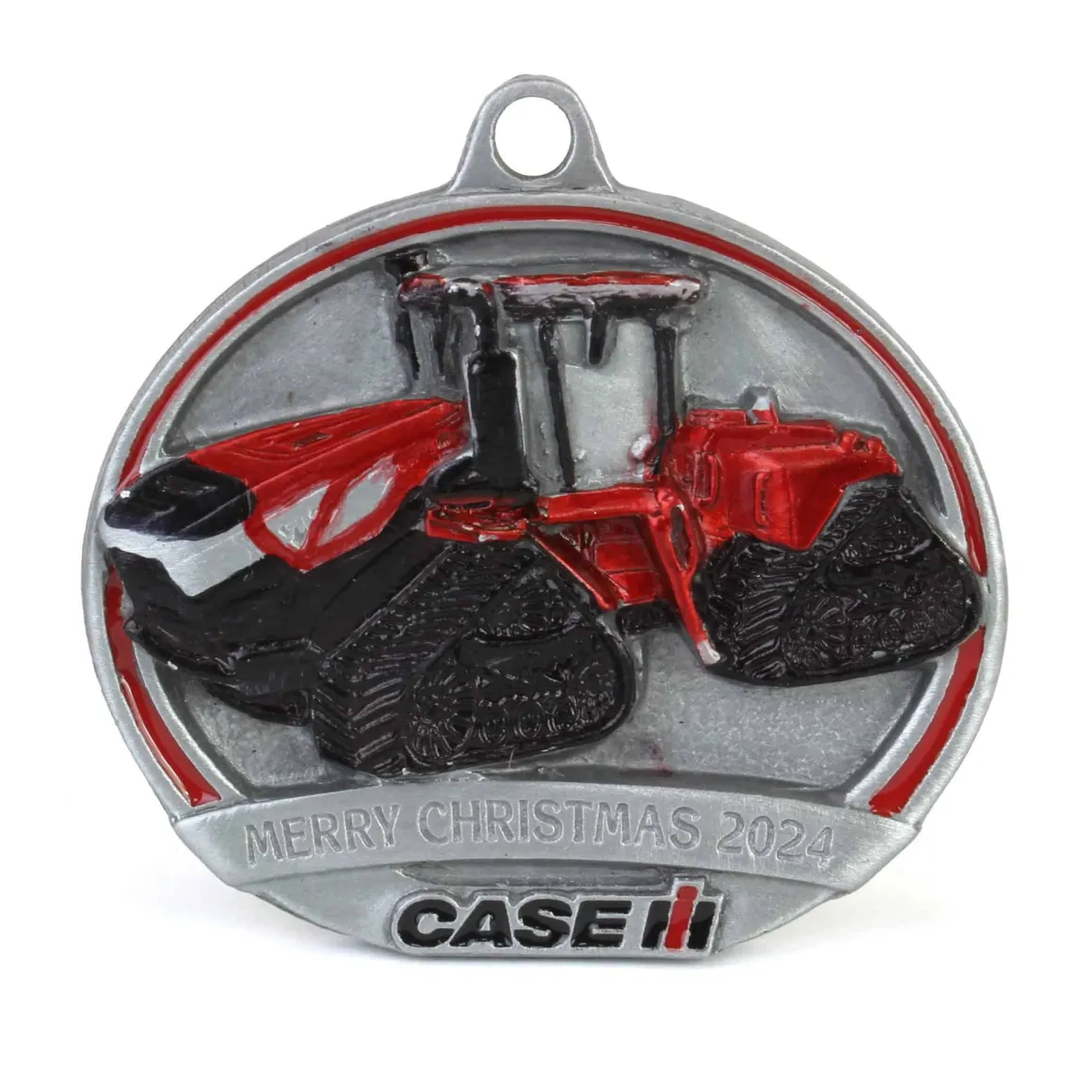 2024 Limited Edition Case IH Steiger 715 Quadtrac Tractor Christmas Ornament, 6th in Outback Toys Series