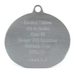 2024 Limited Edition Case IH Steiger 715 Quadtrac Tractor Christmas Ornament, 6th in Outback Toys Series