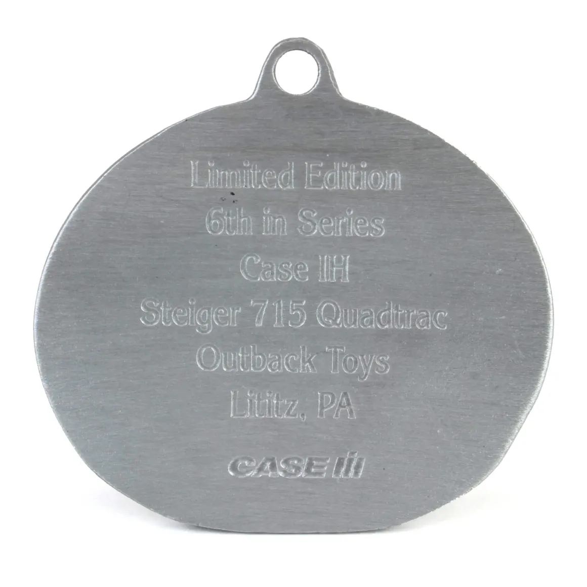 2024 Limited Edition Case IH Steiger 715 Quadtrac Tractor Christmas Ornament, 6th in Outback Toys Series