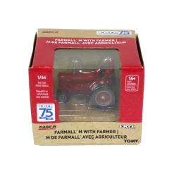 1/64 Limited Edition IH Farmall M with Man, ERTL 75th Anniversary, One Time Production
