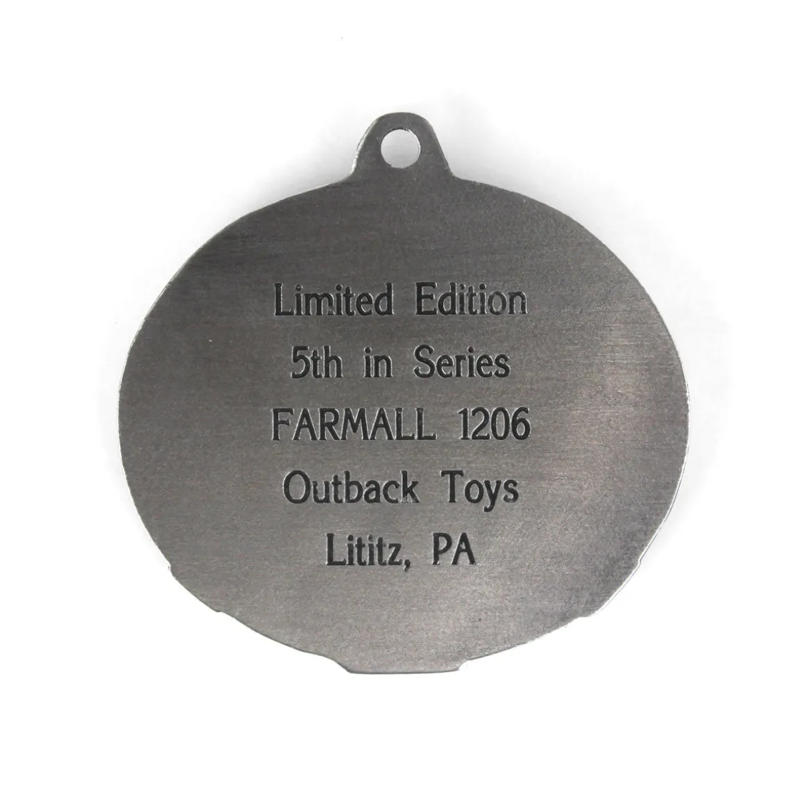 2023 Limited Edition IH Farmall 1206 Christmas Ornament, 5th in Outback Toys Series
