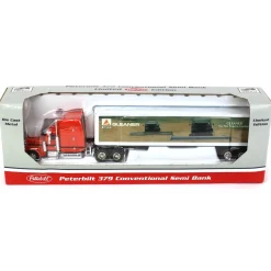 1/64 Limited Edition Peterbilt 379 Bank Featuring Gleaner Combines