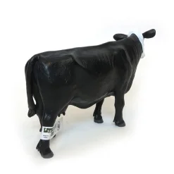 1/16 Little Buster Toys Black Cow with White Face