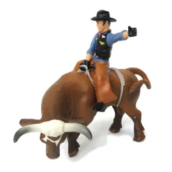 1/16 Little Buster Toys Bucking Bull & Rider