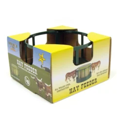 1/16 Little Buster Toys Green Round Bale Hay Feeder