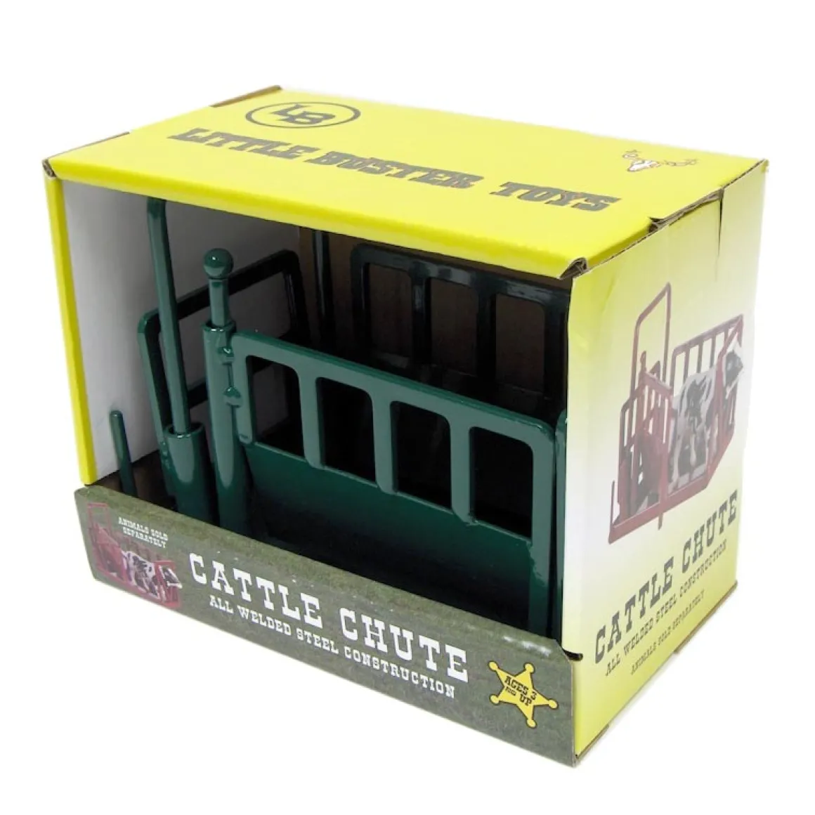 1/16 Little Buster Toys Green Cattle Squeeze Chute