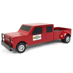 1/16 Little Buster Toys Red 4-Door Dually Pickup Truck