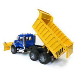 1/16 Mack Granite Dump Truck with Snow Plow & Hard Hat by Bruder