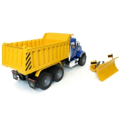 1/16 Mack Granite Dump Truck with Snow Plow & Hard Hat by Bruder