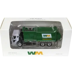 1/87 Mack LR Waste Management Refuse Truck with McNeilus ZR Side Loader