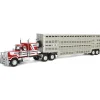 1/64 Mack Super-Liner with 45ft Wilson Vintage Livestock Trailer, DCP by First Gear