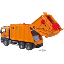 1/16 MAN TGS Orange Garbage Truck by Bruder