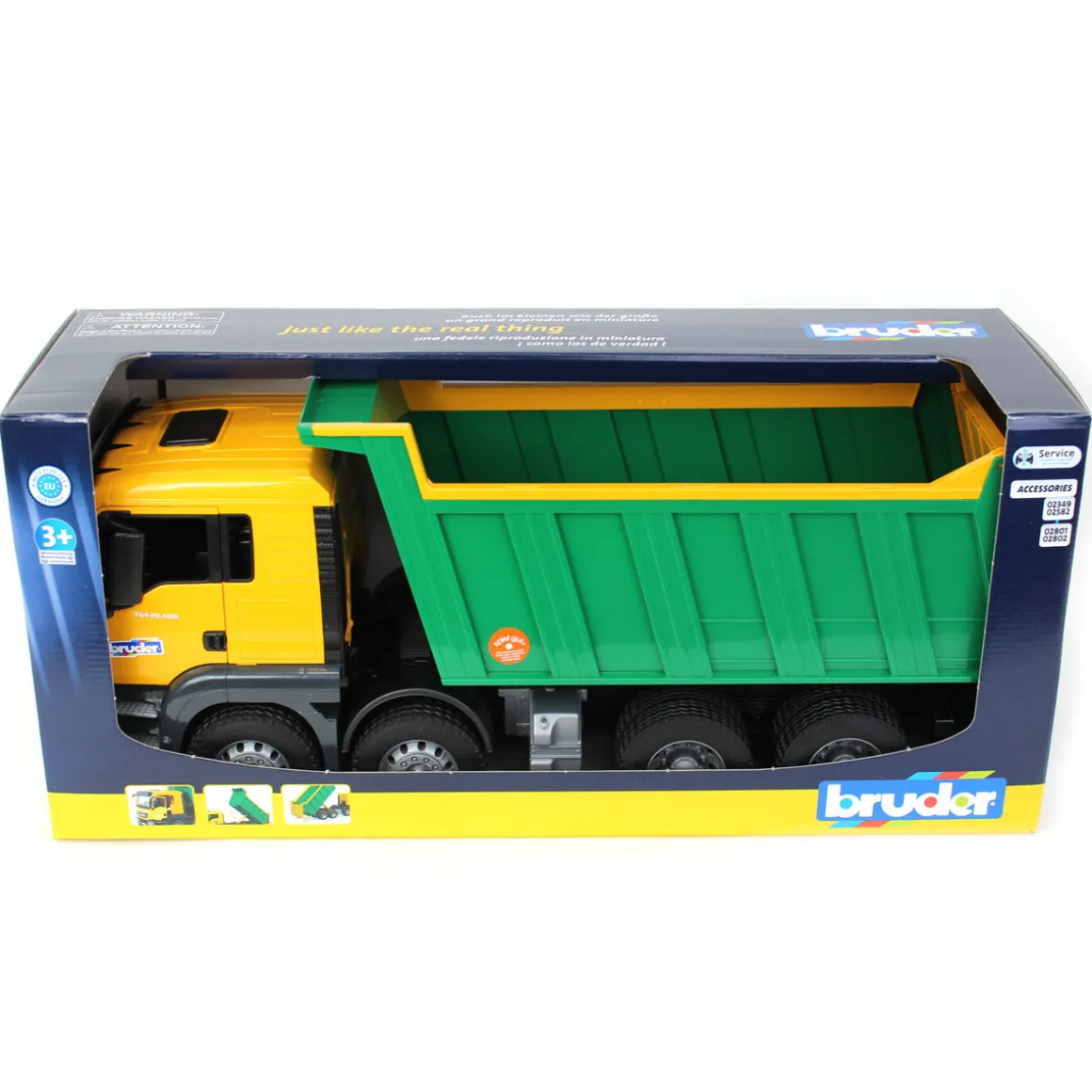1/16 MAN TGS Tipper Truck by Bruder