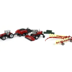 1/64 Massey Ferguson 4 Piece Haying Set
