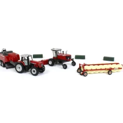 1/64 Massey Ferguson 4 Piece Haying Set