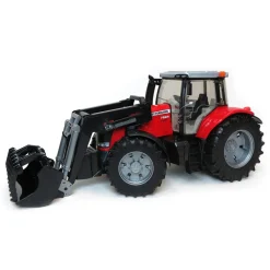 1/16 Massey Ferguson 7624 Tractor with Front End Loader, Bucket and Grapple