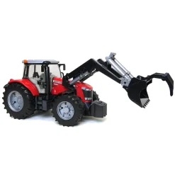 1/16 Massey Ferguson 7624 Tractor with Front End Loader, Bucket and Grapple