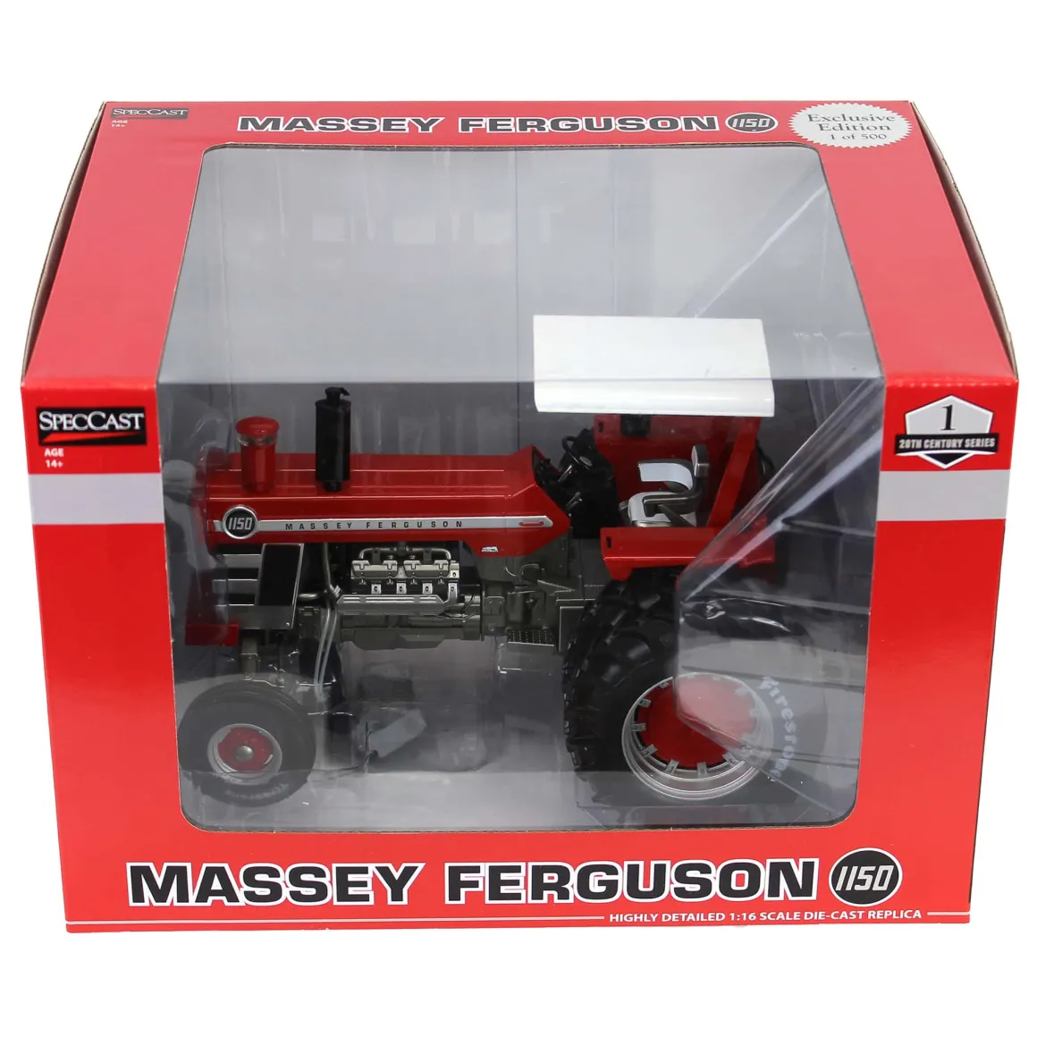 1/16 Massey Ferguson 1150 with Firestone Tires, Canopy & Rear Duals