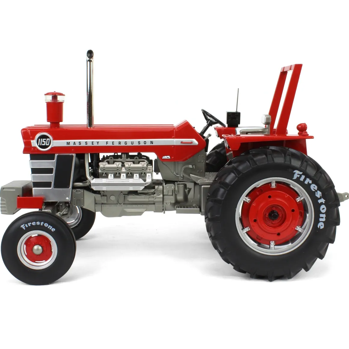 1/16 Massey Ferguson 1150 with Firestone Tires, ROPS & Chrome Stack