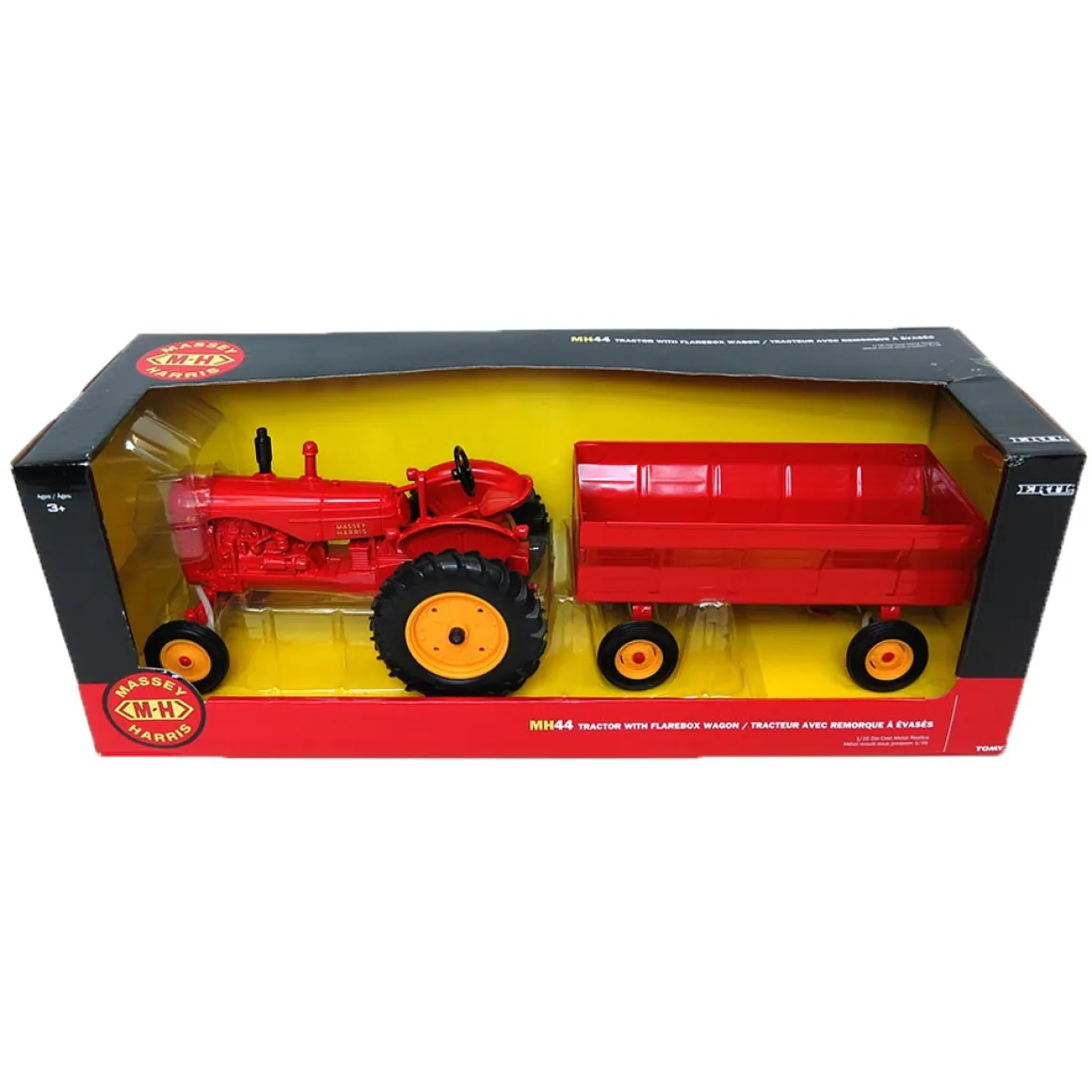 1/16 Massey Harris 44 with Steel Flarebox Wagon