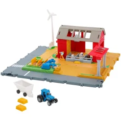 1/64 Matchbox Farm Adventure Playset with Tractor, Trailer, Animals & More