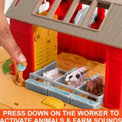 1/64 Matchbox Farm Adventure Playset with Tractor, Trailer, Animals & More