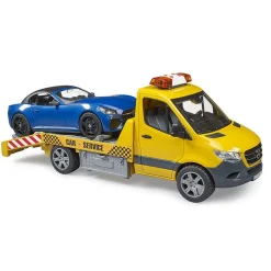 1/16 Mercedes-Benz Sprinter Autotransporter with Roadster by Bruder